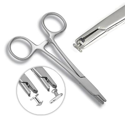 Pinza Microdermal Piercing Acero Inoxidable Dermal 3mm