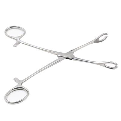 Pinza Oval Abierta Acero Inox. Instrumental Piercing