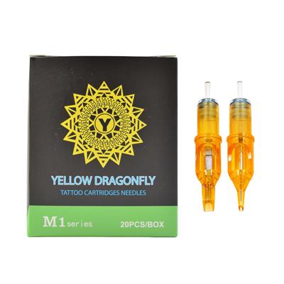 Caja Cartuchos Tattoo Yellow Dragonfly (x20un) Magnum 1207M1