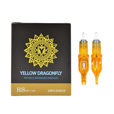 Caja Cartuchos Tattoo Yellow Dragonfly (x20un) Shader 1207RS